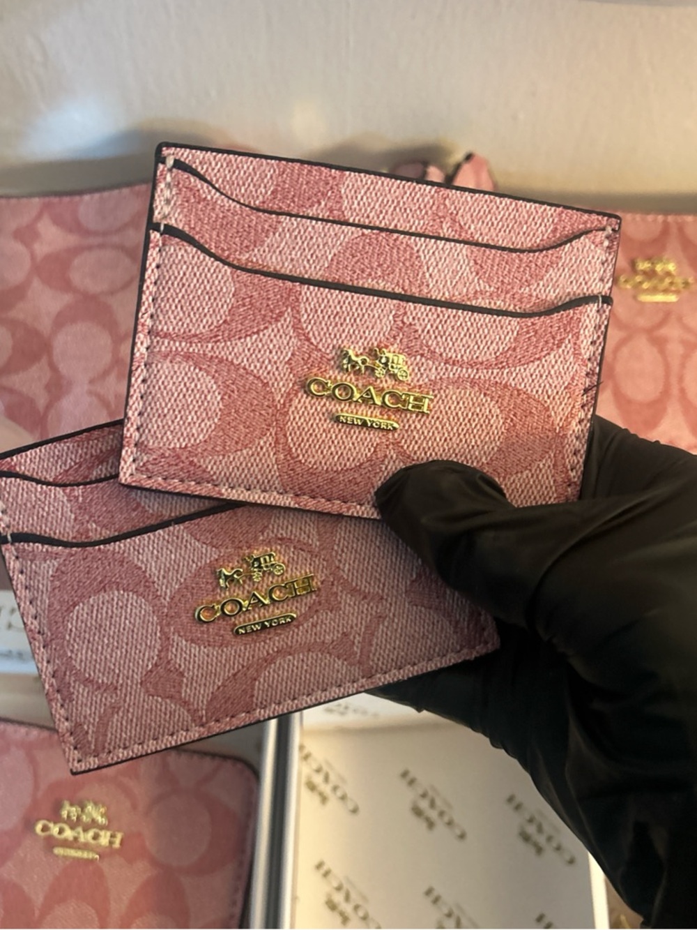 Pink Signature Pattern Bag Set - Picture 5 of 9